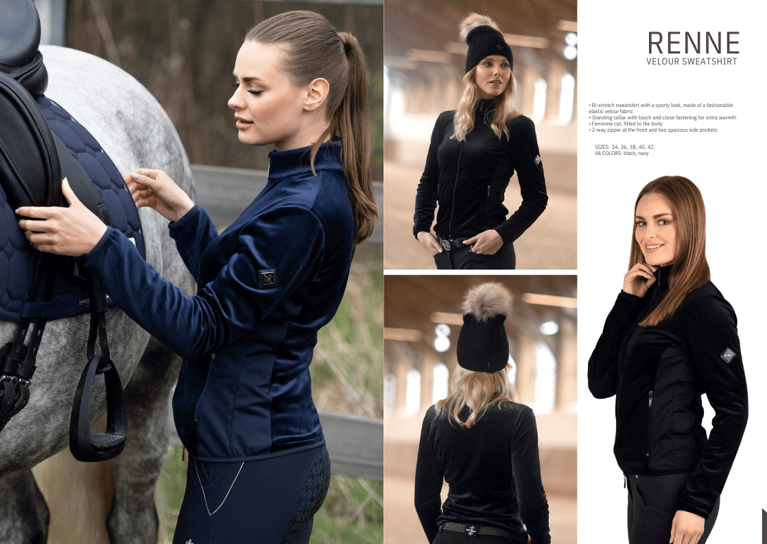 The Renne Velour Sweatshirt by Fair Play