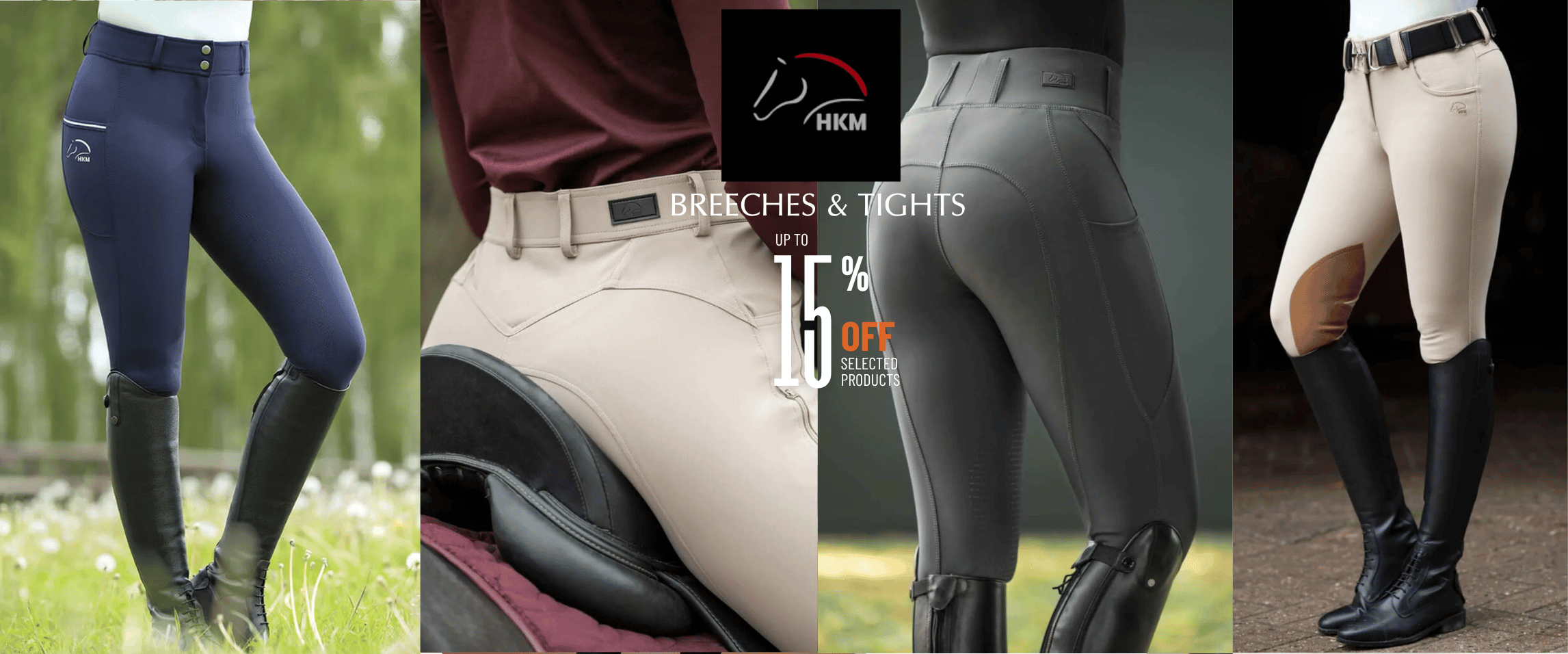 15% Off HKM Breeches & Tights