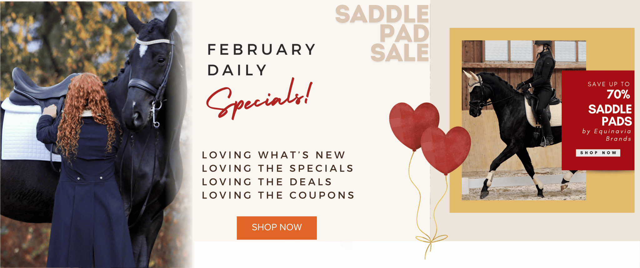 February Saddle Pad Sale - Premium Brands for Less