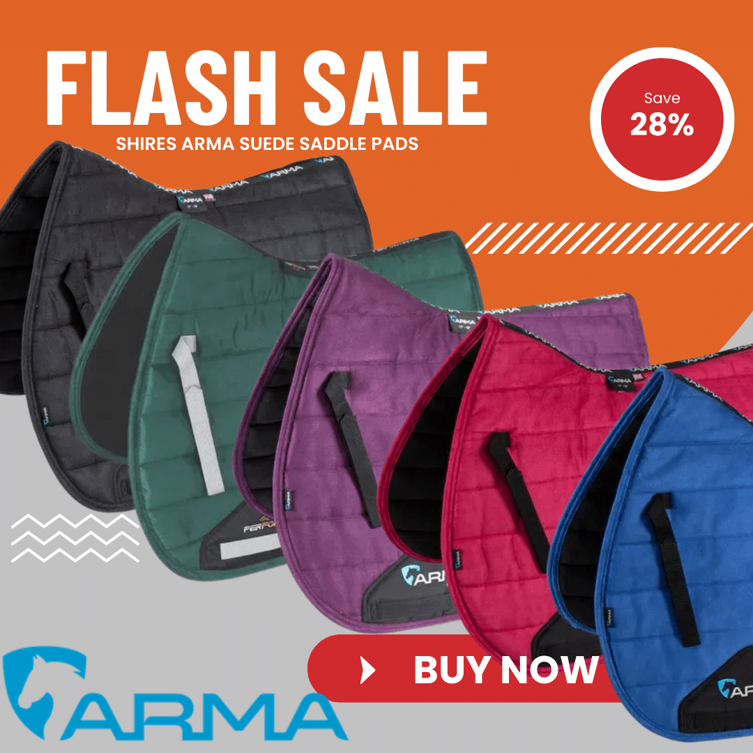 Shires ARMA Suede Saddle Pads
