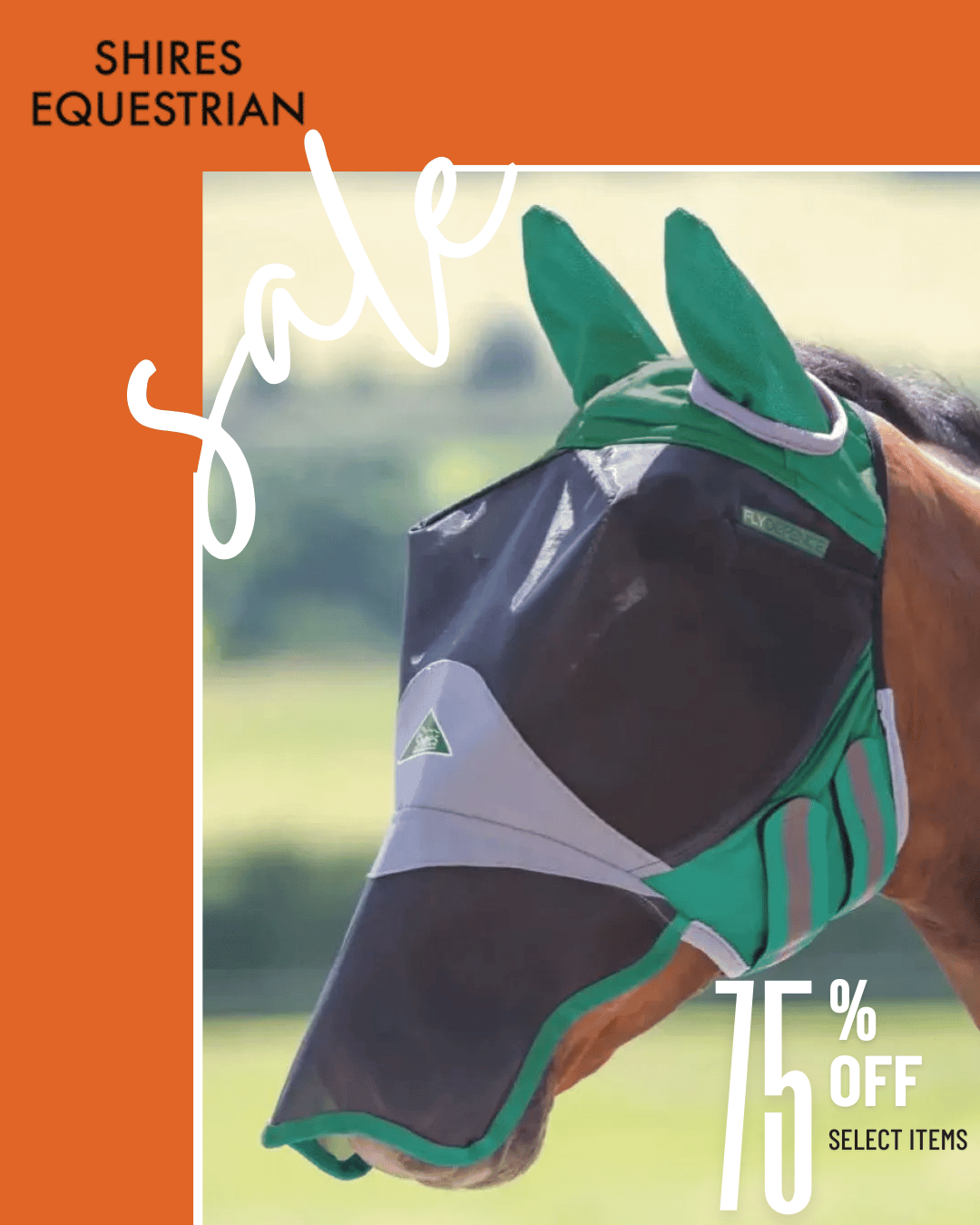 75% Off Shires Fly Masks