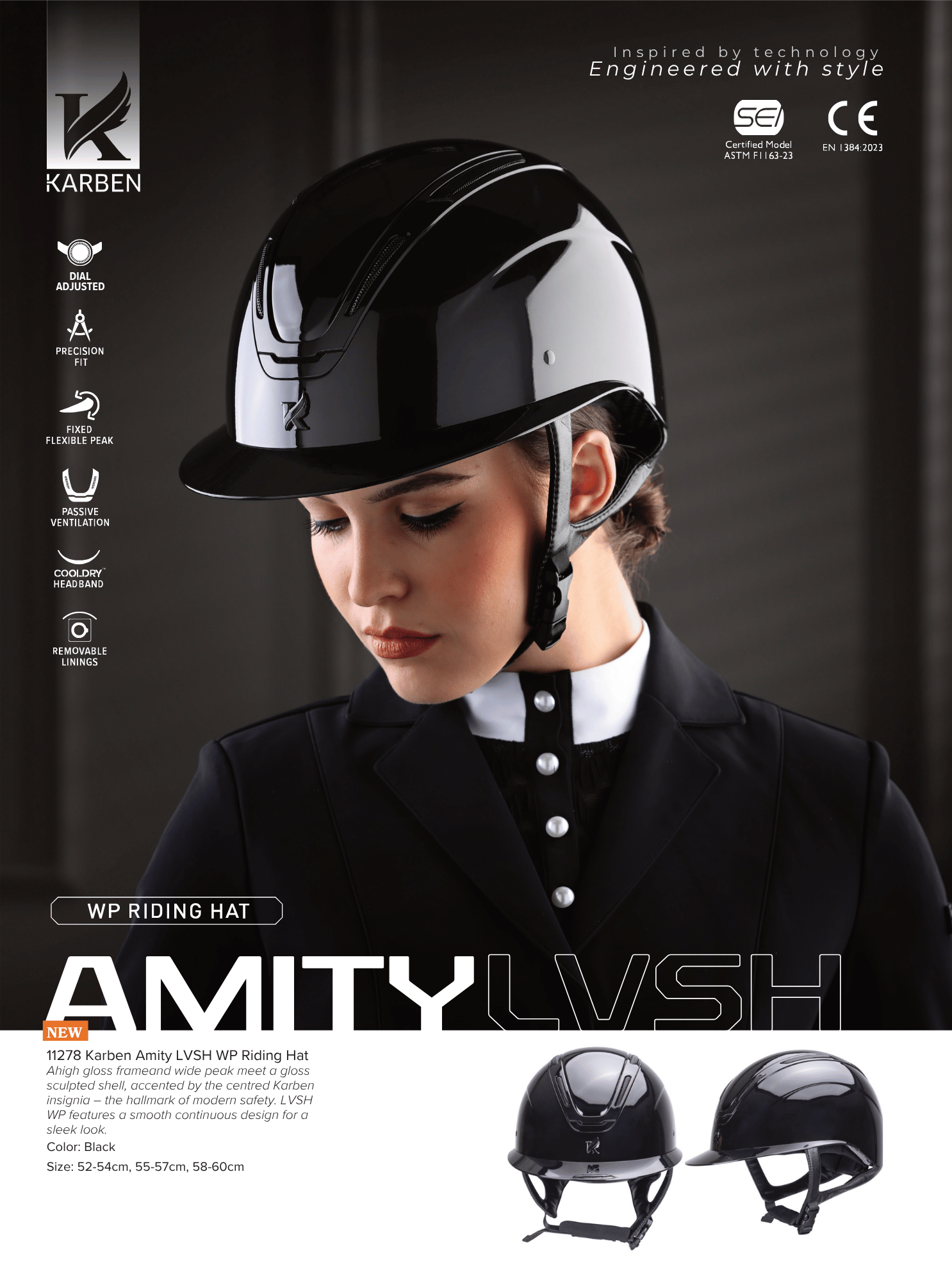 Karben Amity LVSH Wide Peak Riding Helmet