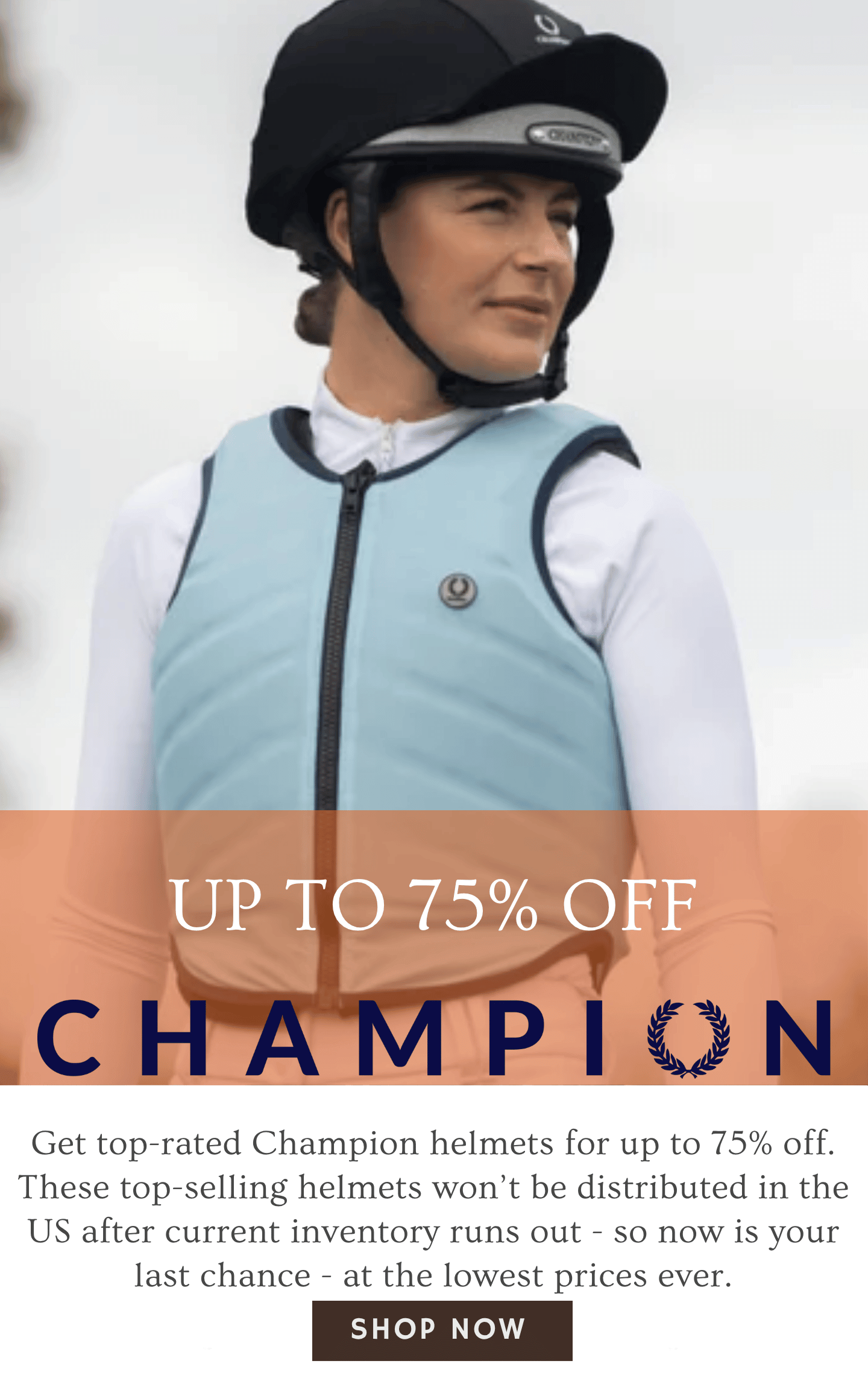 Up to 75% Off Champion Helmets