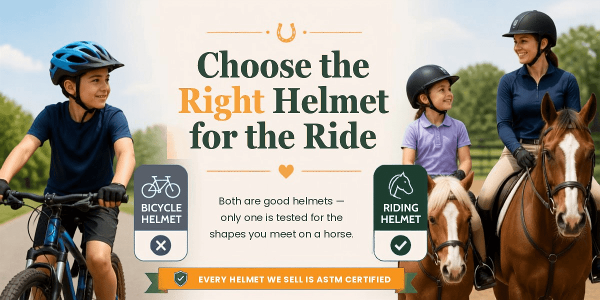 Riding Helmet vs Bike Helmet