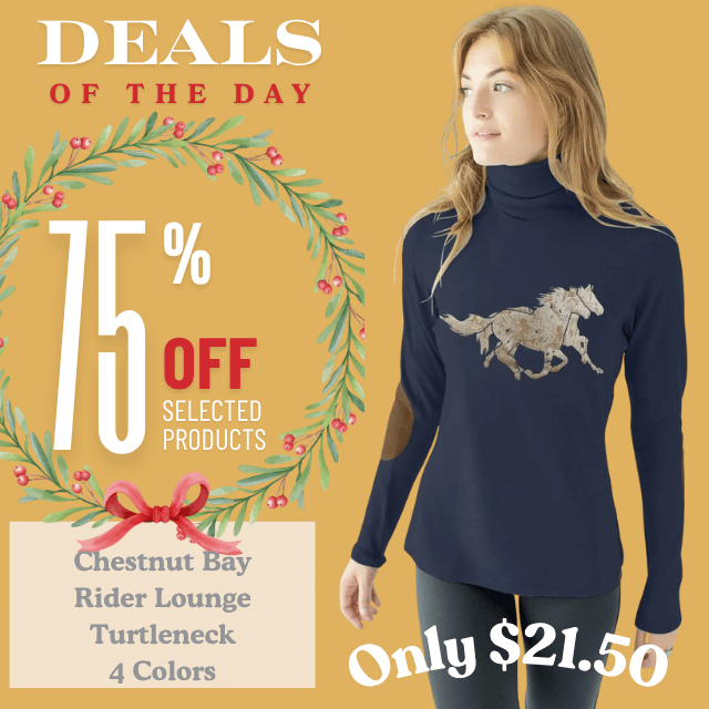 Chestnut Bay Rider Lounge Turtleneck