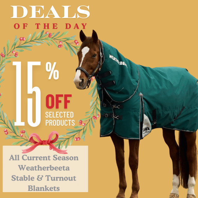 15% off Selected Weatherbeeta blankets