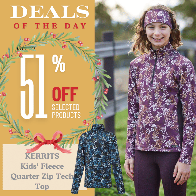Kerrits Kids Quarter Zip Tech Top