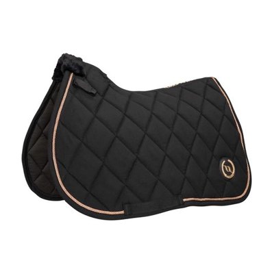 Back on Track Haze Collection All Purpose Saddle Pad - Black/Rose Gold