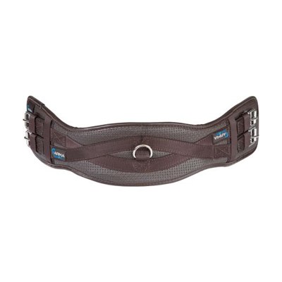 Shires ARMA Anti-Chafe Dressage Girth w/Elastic - Brown
