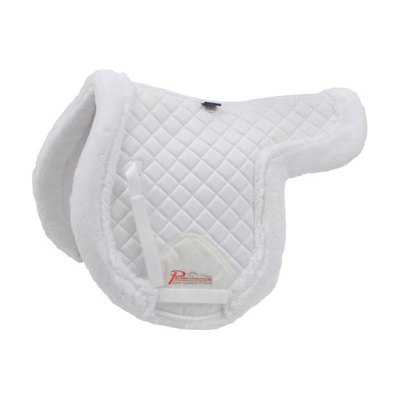 Shires ARMA Supafleece Fully Lined Shaped Saddle Pad - White