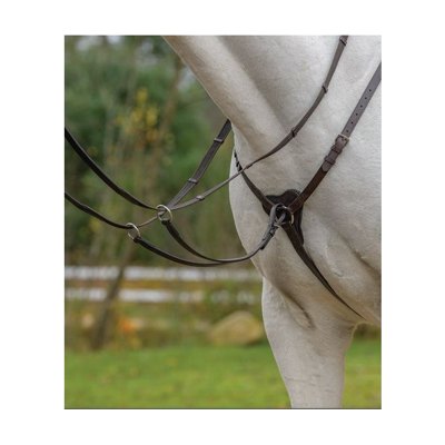 Shires Avignon Three Point Breastplate - Havana