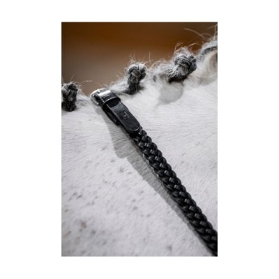 Horseware Plaited Reins - Black