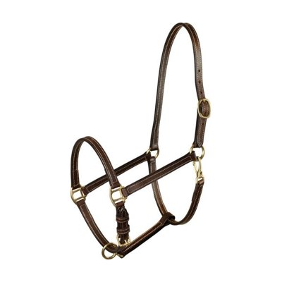Horze Fremont Leather Halter - Brown