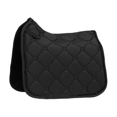 Equinavia Bergen Crystal Dressage Saddle Pad - Black