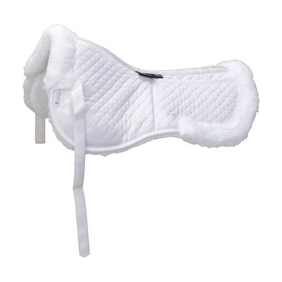 Shires ARMA Corrective Lined Half Pad - White