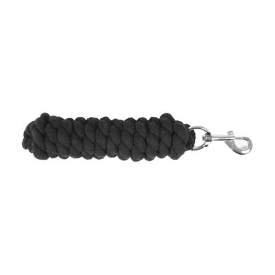 Horze Basic Cotton Lead Rope - Black