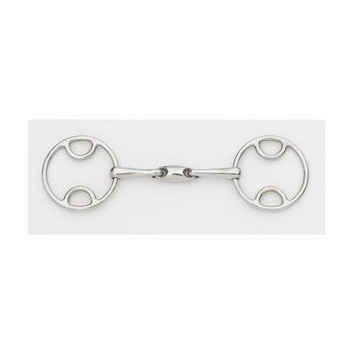 Centaur Oval Link Loop Ring Gag - Stainless Steel