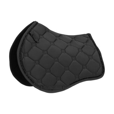 Equinavia Bergen Crystal All Purpose Saddle Pad - Black