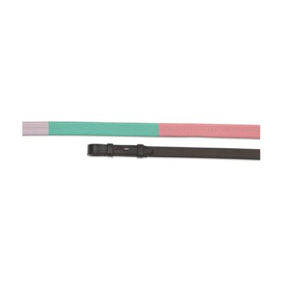 Shires Aviemore Rubber Grip Training Reins - Black