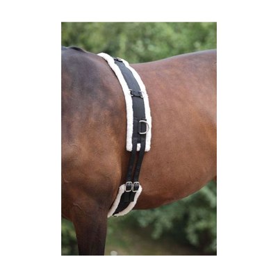 Shires Nylon Roller With Fleece Padding - Black