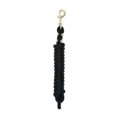 Weaver Value Lead Rope w/Brass Plated Snap - Black