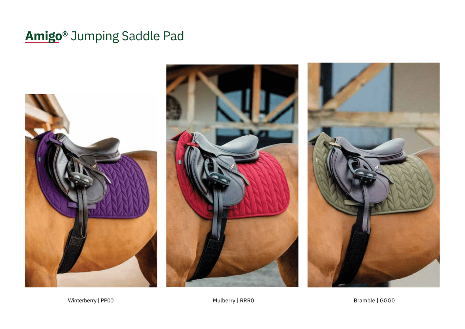 Color Ways Jumping Saddle Pads