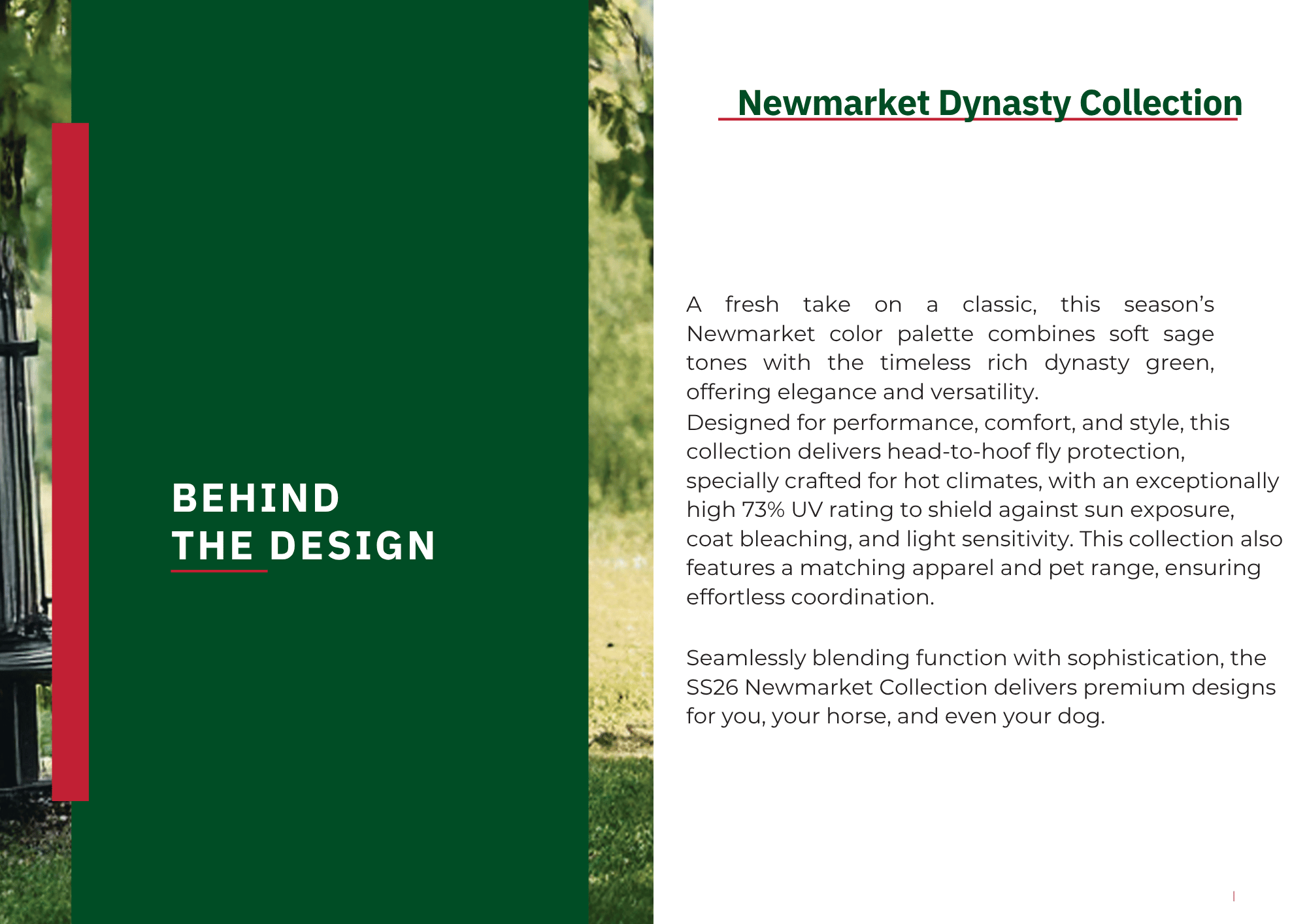 Horseware Newmarket Dynasty Collection