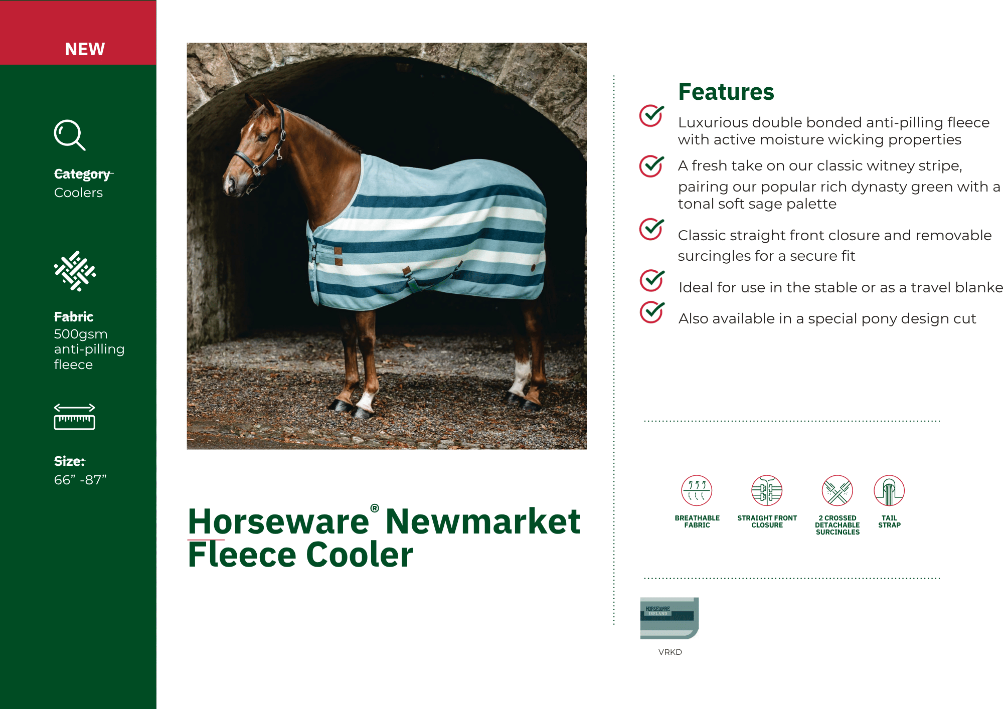 Horseware Newmarket Fleece Cooler