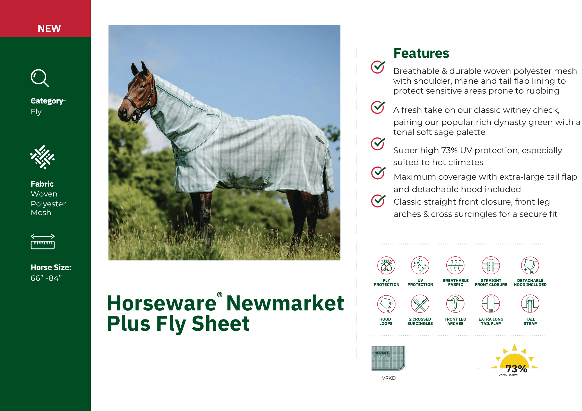 Horseware Newmarket Plus Fly Sheet