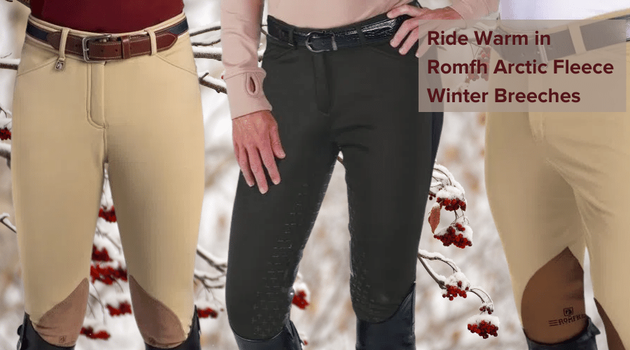 Ride warm in Romfh Arctic Fleece Winter Breeches