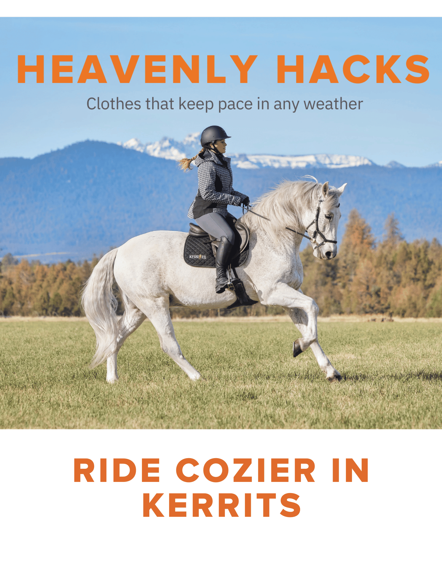 Ride Cozier in Kerrits