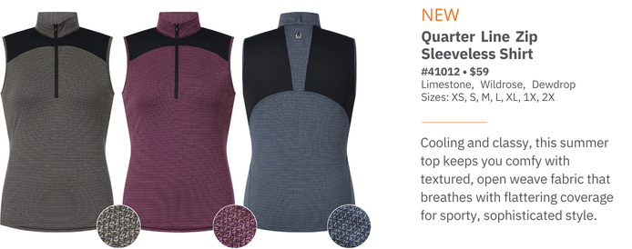 Quarter Line Zip Shirts