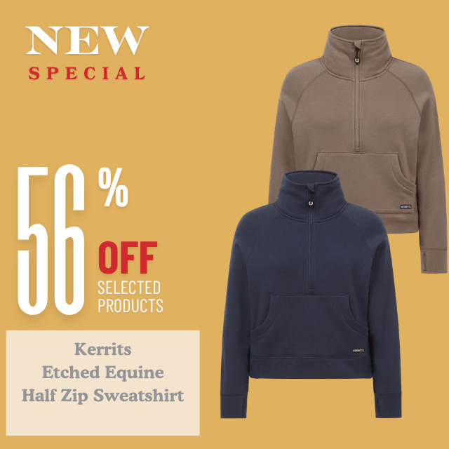 Kerrits Women's Etched Equine Half Zip Sweatshirt