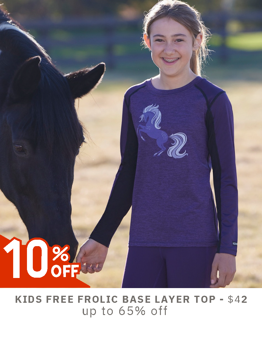 Kerrits Winter Sale - Kids Free Frolic Base Layer Top