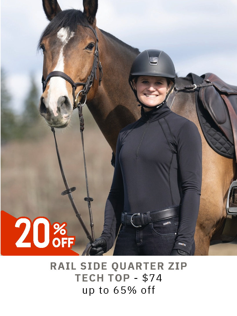 Kerrits Rail Side Quarter Zip