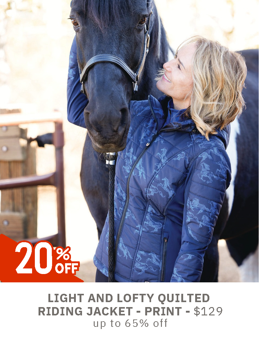 Kerrits Winter Sale - Light and Lofty Quilted Riding Jacket