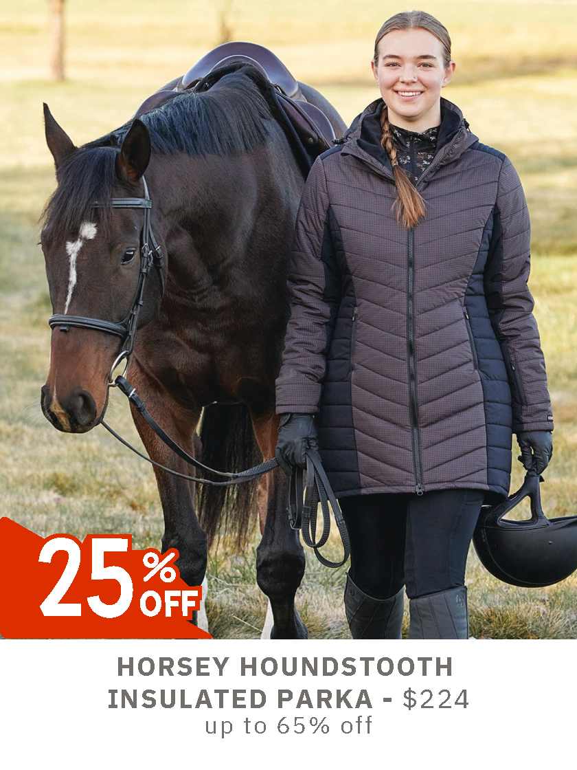 Kerrits Horsey Houndstooth Insulated Parka