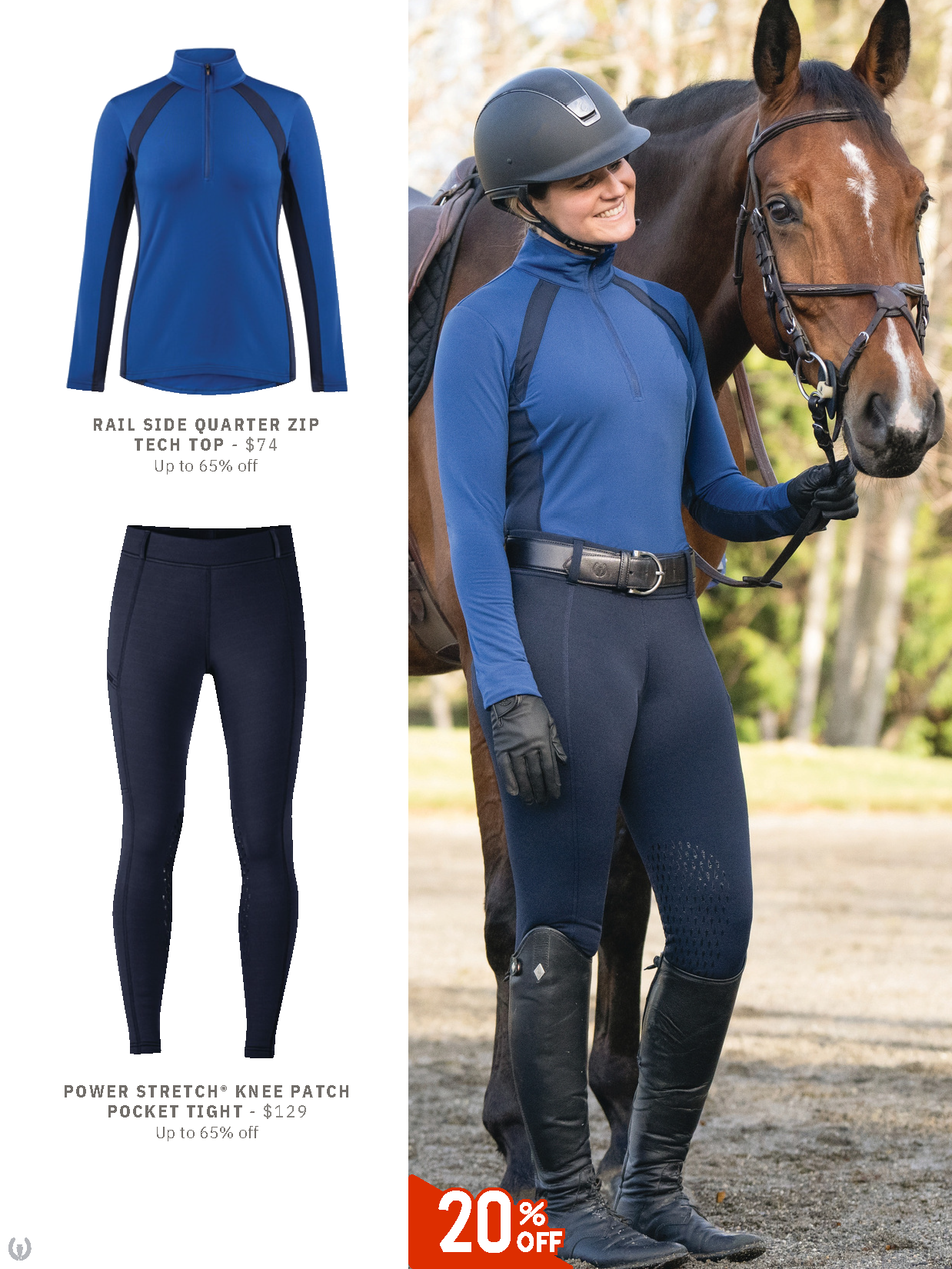 Rail Side Top - Power Stretch Breeches