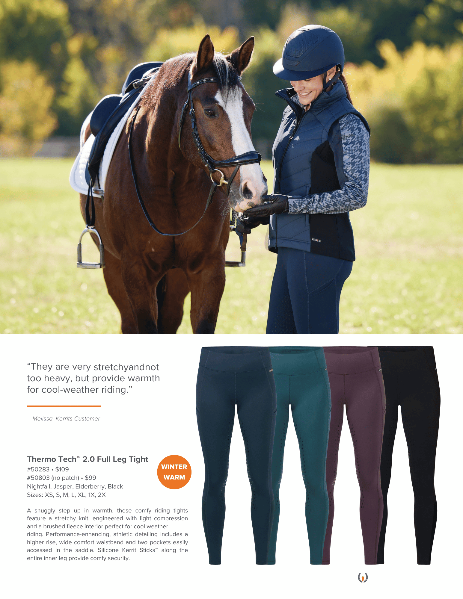 Kerrits Thermo Tech 2.0 Full Leg Tech Tight