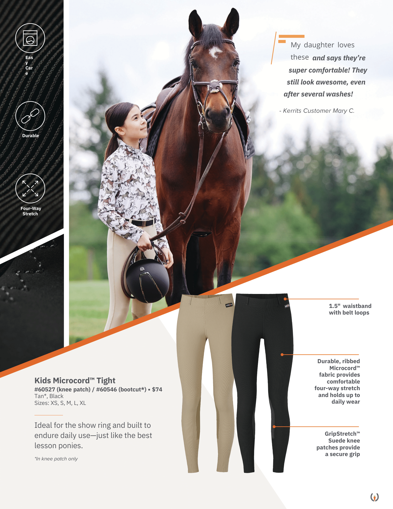 Kids Microcord Tights
