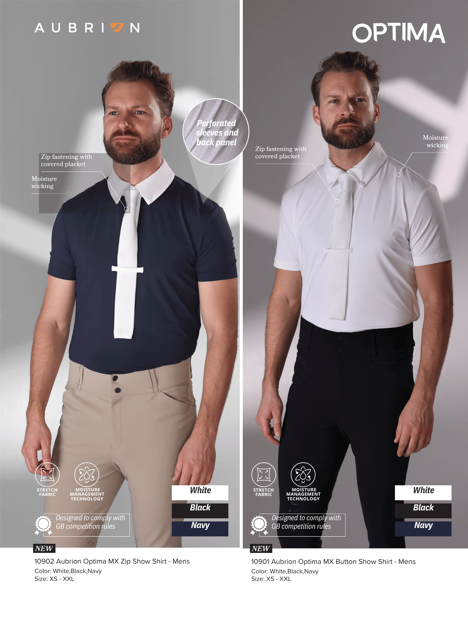 Aubrion Optima MX Men's Show Shirts