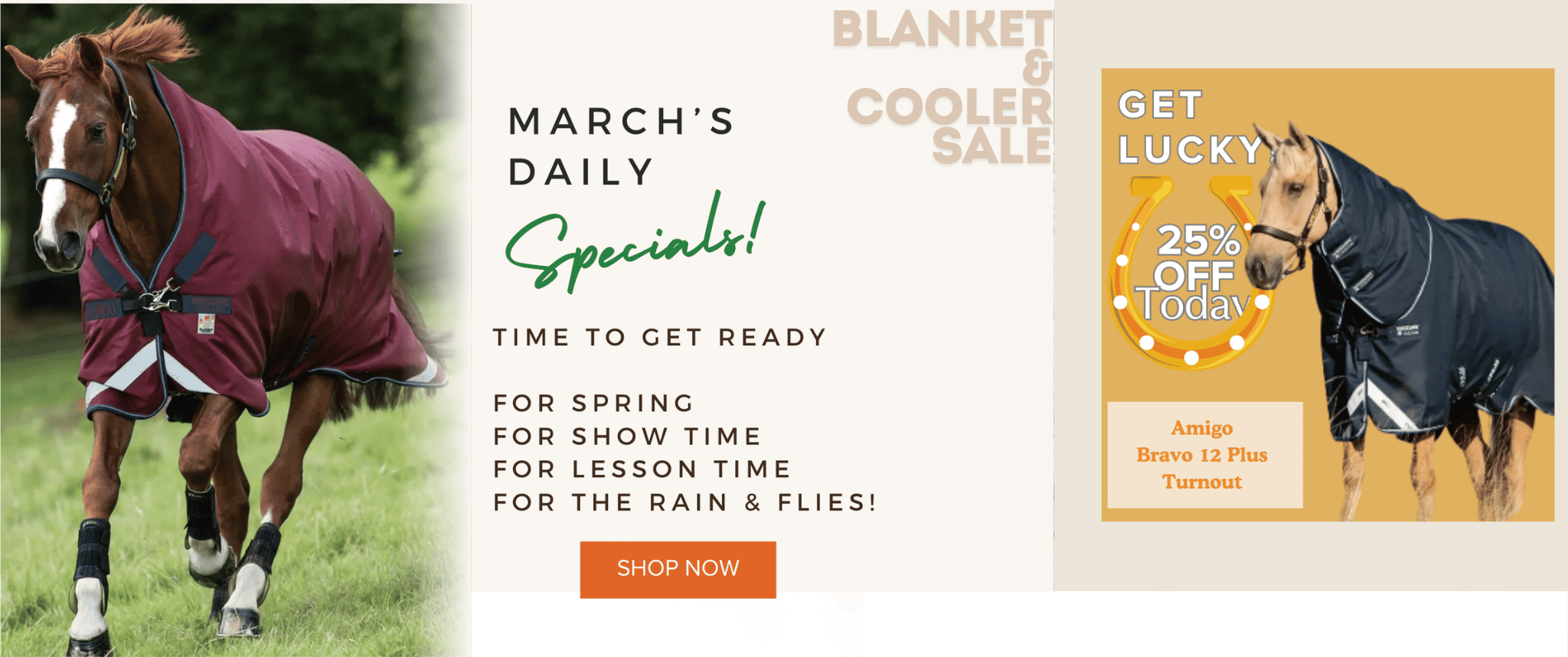 Shop the Tack of the Day Blanket Sale