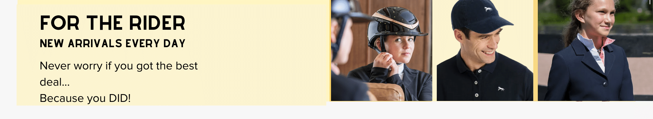 Everything New for Riders