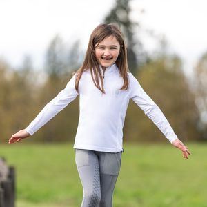 Irideon Kids' Luna Coolstretch Long Sleeve Jersey - White
