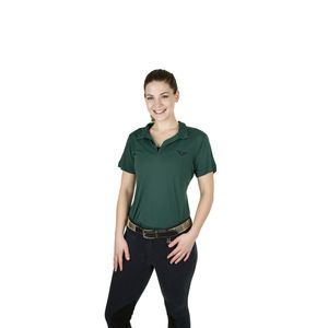 TuffRider Women's Taylor Short Sleeve Polo - Hunter