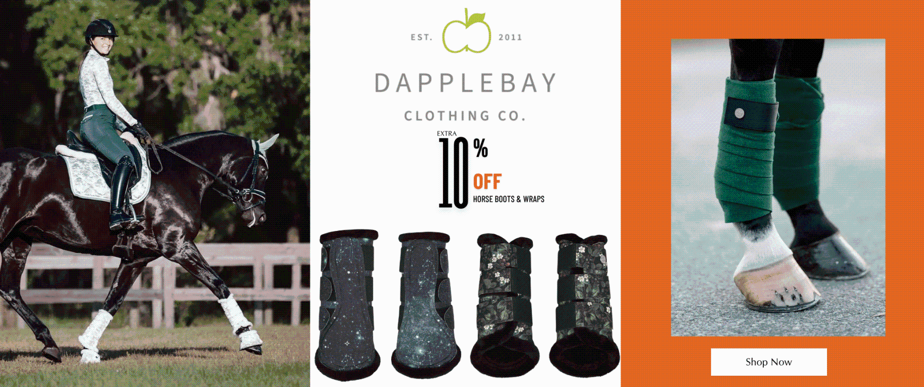 Extra 10% Off Dapplebay Horse Boots & Wraps