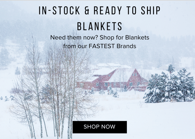 BLANKETS that Ship out the Same Business Day*