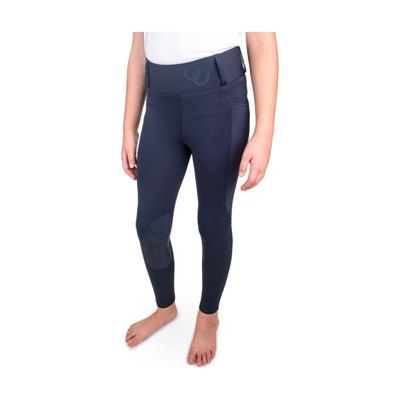 Equistar Kids' Active Rider Performance Tights - Navy