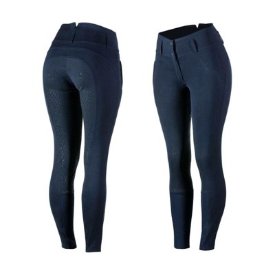 Horze Women's Daniela Full Seat Breeches - Dark Navy