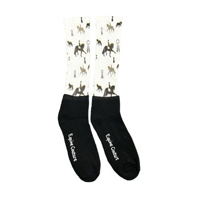 Equine Couture Women's OTC Boot Socks - Down the Center Line